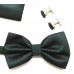 Set papion, batista si butoni verde imperial 1558